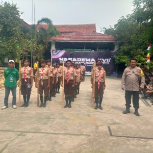 Jalin Kedekatan, Bhabinkamtibmas Polsek Medan Satria Jadi Juri Lomba PBB SMP Se-Jabotabek
