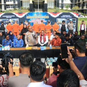 Polisi Bongkar 37 Kasus Narkoba, Sita 50 Kg Sabu dan 49 Kg Ganja di Sumbar