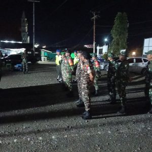 Bersinergi Dengan Komduk, Kodim 1710/Mimika Kembali Gelar Patroli Humanis Bersama Anggota Banser dan Pemuda Gereja