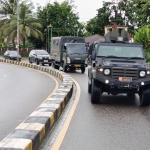 Jelang HUT Ke-80 TNI, Kodim 1710/Mimika Kembali Bersinergi Dengan GM FKPPI, Banser dan Pemuda Kerukunan Gelar Patroli Wilayah