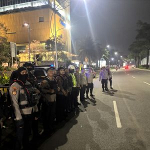 Cegah Kejahatan Jalanan, Polres Metro Bekasi Kota Gelar Patroli Malam Dini Hari