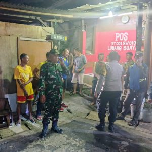 Kodim 0505/JT Gelar Patroli Tiga Pilar di Wilayah Cipayung.