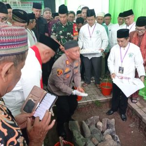 Kapolsek Bekasi Barat Hadiri Peletakan Batu Pertama Pembangunan Islamic Centre FORKIS