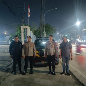 Polsek Medansatria Gelar Patroli Skala Sedang dan Razia untuk Antisipasi Gangguan Keamanan