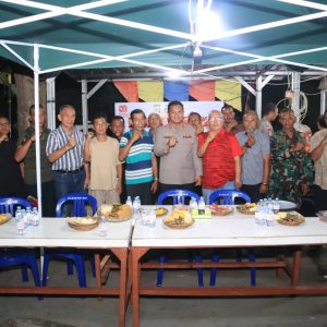 Kunjungan Kapolres ke Poskamling Taman Wisma Asri RT 08/032 Teluk Pucung Bekasi Utara.