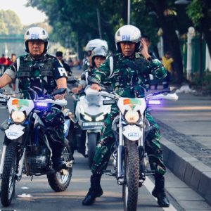 DANPOMDAM JAYA BESERTA WADANPOMDAM JAYA CEK PELAKSANAAN RANGKAIAN KEGIATAN HUT TNI KE 80