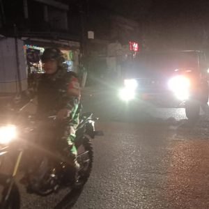 Kodim 0505/Jakarta Timur Gelar Patroli Gabungan Malam Hari Libatkan Kendaraan Taktis Maung.