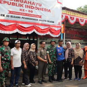 Bakti Teritorial Prima, Kodim 0504/JS Perbaiki Pos Kamling