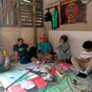 BHABINKAMTIBMAS KELURAHAN PEJUANG SAMBANGI KOMUNITAS DRIVER OJOL, BERIKAN HIMBAUAN KAMTIBMAS