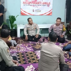 Jalin Silaturahmi, Polsek Bekasi Selatan Gelar “Ngopi Kamtibmas” di Jaka Setia
