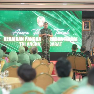 Kasad Terima Laporan Korps, 65 Pati TNI AD Naik Pangkat