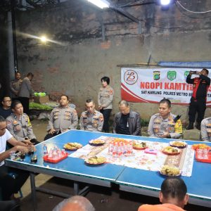Kapolres Metro Bekasi Kota Gelar Ngopi Kamtibmas, Dengar Langsung Keluhan Warga Masyarakat