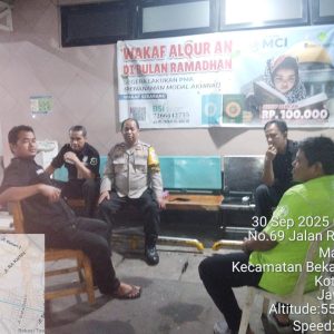 Tingkatkan Kewaspadaan Malam, Polsek Rawalumbu Sambangi RS Bhakti Kartini
