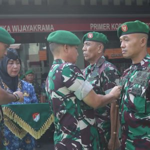 Danrem 052/Wkr Pimpin Pelantikan 41 Prajurit dan PNS Naik Pangkat
