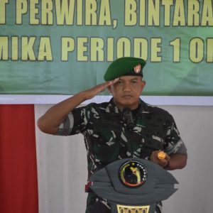 Dandim 1710/Mimika Pimpin Acara Korps Raport Kenaikan Pangkat Prajurit Kodim 1710/Mimika