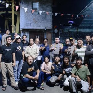 Komit Jaga Jakarta Polsek Tambora Cek Pos Satkamling