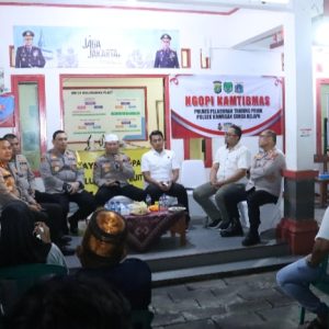 Ngopi Kamtibmas di Satkamling Muara Angke: Dirbinmas, Kapolres dan Pejabat Utama Polda Metro Jaya, Dengarkan Aspirasi Warga