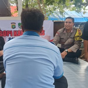 Jalin Kemitraan Keamanan, Polsek Bekasi Utara Gelar Ngopi Kamtibmas di Pos Siskamling Perwira