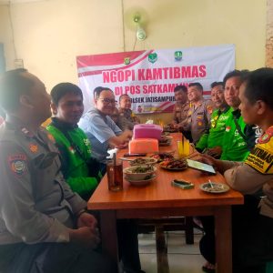 Gandeng Ojol dan Warga, Polsek Jatisampurna Perkuat Deteksi Dini Lewat Ngopi Kamtibmas