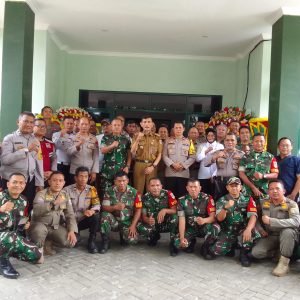 Koramil 01/Jatinegara Terima Kunjungan Kapolsek dan Plt Camat Jatinegara dalam Rangka HUT TNI ke-80.