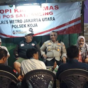 Ngopi Kamtibmas Polsek Koja, Wujudkan Keamanan dan Kebersamaan Warga Lagoa