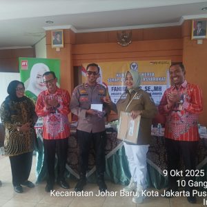 Anggota DPD RI Fahira Idris Kunjungi Kelurahan Kampung Rawa, Apresiasi Kolaborasi Warga dan 3 Pilar