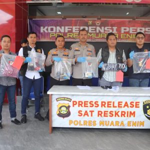Polres Muara Enim Ungkap Kasus Dugaan Tindak Pidana Korupsi Dana Desa Darmo Kasih