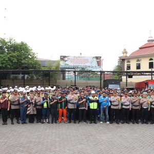 Sinergi Jaga Keamanan Pelabuhan, Polres PPriok Gelar Apel Siaga Kamtibmas Gabungan Potmas