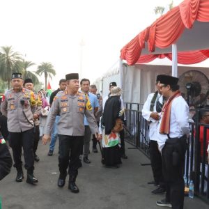 Polisi Kerahkan 1.722 Personel Melayani Aksi Solidaritas Palestina di Monas