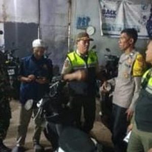 Demi Mewujudkan Sinergitas Keamanan Wilayah, Kodim 0505/JT Gelar Patroli/Siskamling Bersama Komduk.