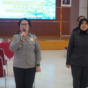 Polres Metro Bekasi Gelar Tes Kesehatan Rekrutmen Relawan SPPG Itwasum dan Cibatu