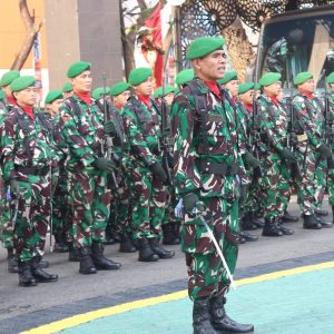 Korem 052/Wijayakrama Gelar Upacara Bendera 17-an Bulan Oktober 2025