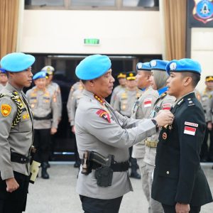 Wakapolri Pimpin Upacara Purna Tugas 139 Personel Kontingen Garuda Bhayangkara, Tegaskan Komitmen Indonesia Dukung Perdamaian Dunia