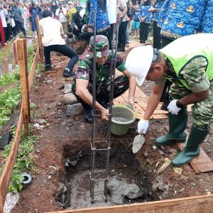 Peletakan Batu Pertama Koperasi Merah Putih, Kolaborasi TNI dan Pemerintah Kota Bekasi Wujudkan Perekonomian Maju dan Sejahtera