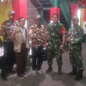 Kolaborasi Kodim 0505/JT Gelar Patroli/Siskamling Bersama Komduk di Wilayah Pasar Rebo.