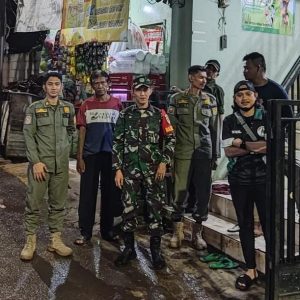 Kolaborasi Kodim 0505/JT dan Komduk Wujudkan Kamtibmas di Wilayah Jatinegara.