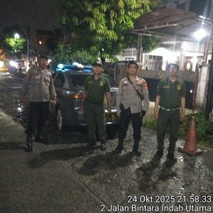 Polsek Bekasi Barat Gencarkan Patroli, Wujudkan Situasi Aman dan Kondusif