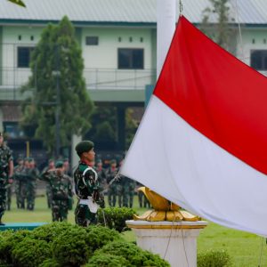 Wadanyonif 202/Tajimalela Pimpin Upacara Peringatan Hari Sumpah Pemuda