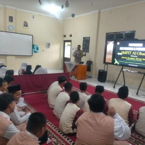 Lindungi Pelajar, Polsek Medansatria Gencarkan Penyuluhan Narkoba dan Bullying di SMP Al Ghazali