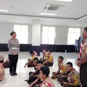 Polres Metro Bekasi Kota Bina Anggota Saka Bhayangkara, Fokus Materi Tertib Berlalu Lintas