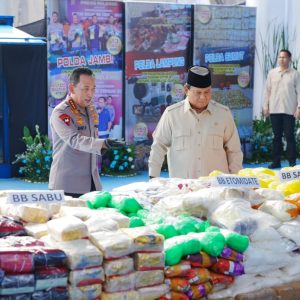Presiden Pimpin Pemusnahan 214,84 Ton Narkoba oleh Polri, Kapolri: Tindak Lanjut Asta Cita