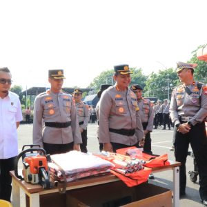 Polres Metro Bekasi Kota Gelar Apel Kesiapsiagaan Bencana Alam 2025, Tingkatkan Sinergitas Lintas Sektor Hadapi Cuaca Ekstrem