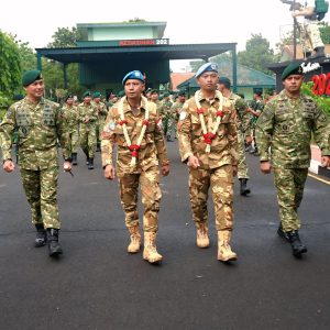 Sambut 2 Prajurit Terbaik Tajimalela purna Satgas LN Indo RDB XXXIX-F Monusco Kongo