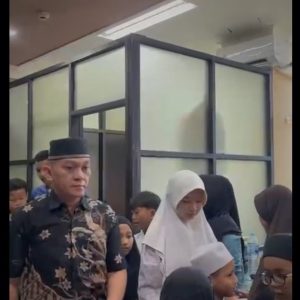 Satreskrim Polres Metro Jakpus Gelar Pengajian dan Santunan Anak Yatim