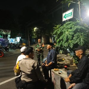 Jaga Kampung, Babinsa Roda Bersama Warga