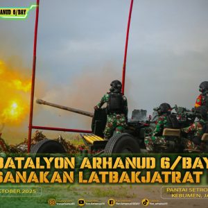 Komandan Batalyon Arhanud 6/BAY, Letkol Arh Moh. Arifin, S.I.P., M.Tr. SOU. Secara Langsung Mengambil Alih Kegiatan Jam Komandan