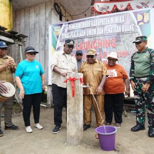 Hari Terakhir Kunker, Dandim 1710/Mimika Dampingi Bupati Tinjau Fasilitas Umum dan Serap Aspirasi Masyarakat di Distrik Amar
