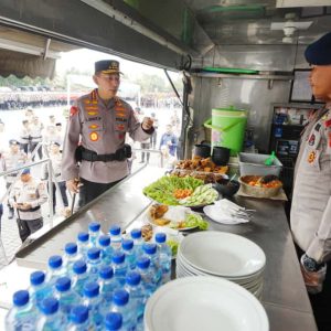 Kapolri Tinjau Sarana-Prasarana Pada Apel Kesiapan Tanggap Bencana di Mako Brimob