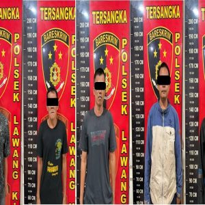 PENGUNGKAPAN PUNGLI DI JEMBATAN MUARA BANGKE: AKSI CEPAT TIM LIBAS POLSEK LAWANG KIDUL RINGKUS LIMA PELAKU