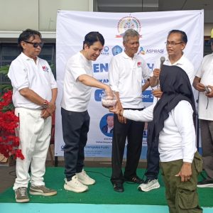 Senam Pagi “Gerakan Tubuh, Sehatkan Jiwa” Hasil Kolaborasi GPIB, MIO Indonesia, IPJI, ASPIRASI dan APIKI